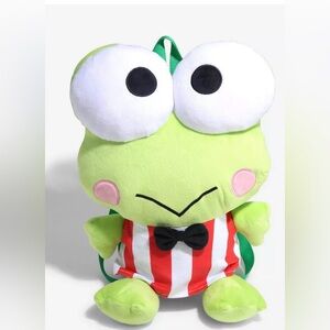 New- Keroppi Plush Mini Backpack.
